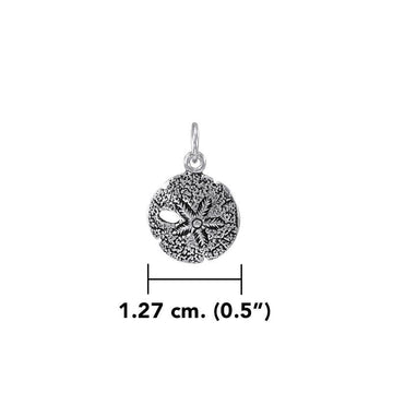 Tokens of the shore ~ Sterling Silver Jewelry Sand Dollar Charm TC216 - Jewelry